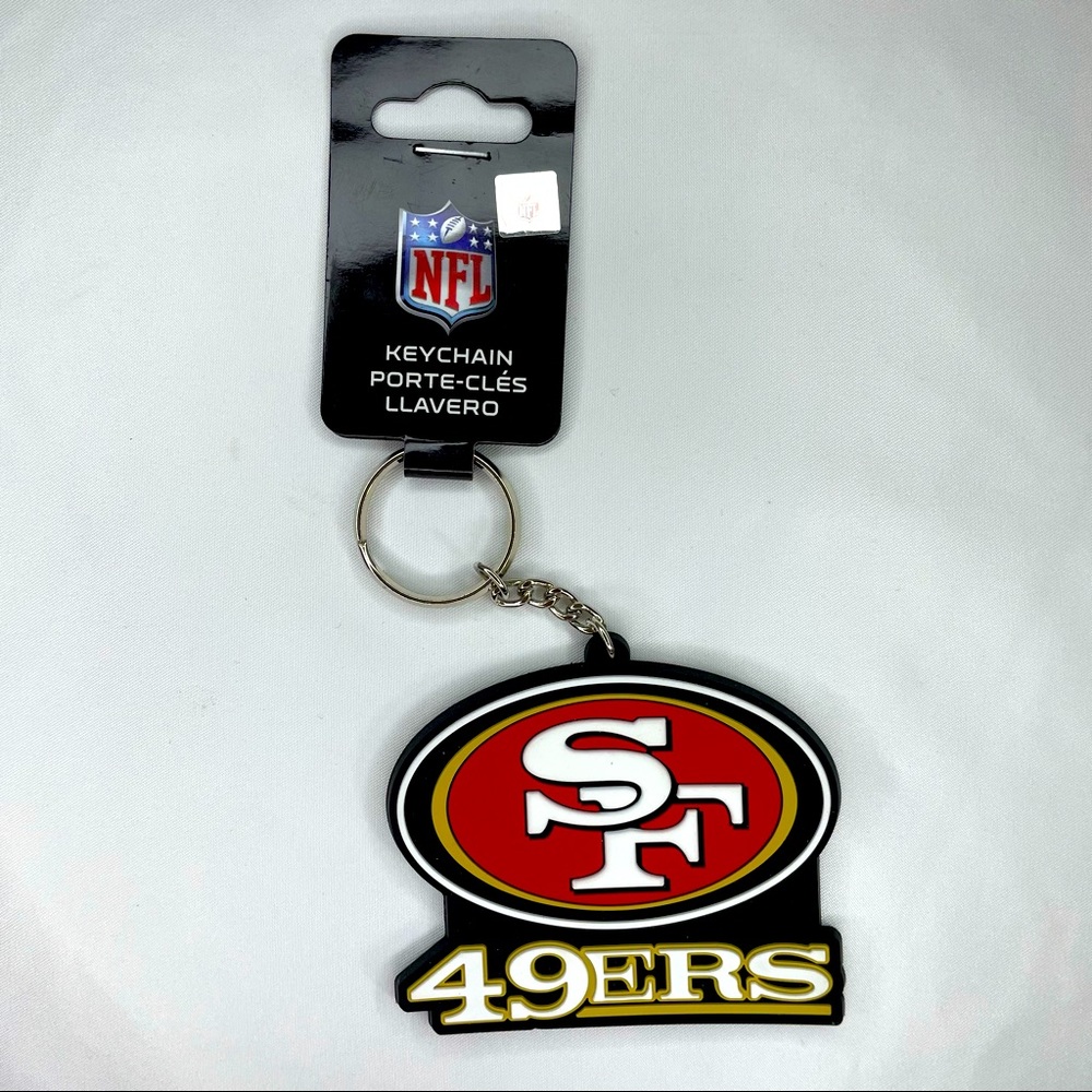 NFL San Francisco 49ers Rubber Keychain